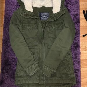 AE olive green jacket